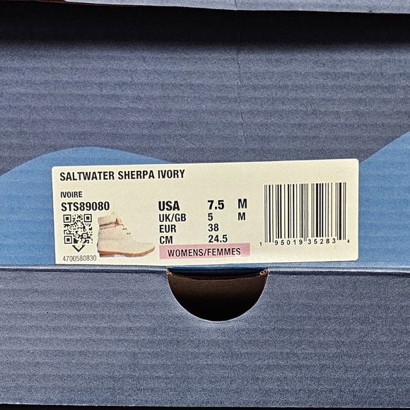 Sperry Women's Saltwater Sherpa Duck Boot Rain Boot, Rainbow Ivory 7.5 - Picture 15 of 15